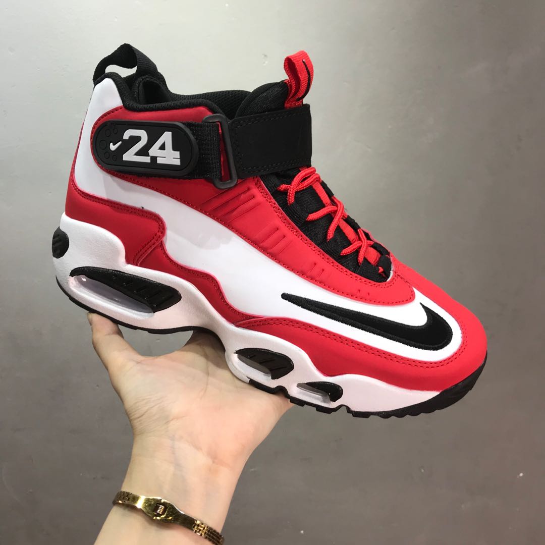 2020 Men Nike Air Griffey Max 1 Red Black White Red Jade Shoes